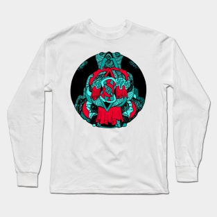 Turqred Circle of Ornament Long Sleeve T-Shirt